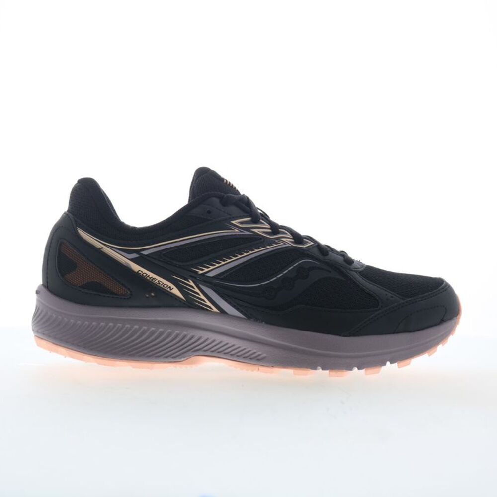 Saucony Womens Cohesion TR14 Trail Running Black Shoes (NWT)